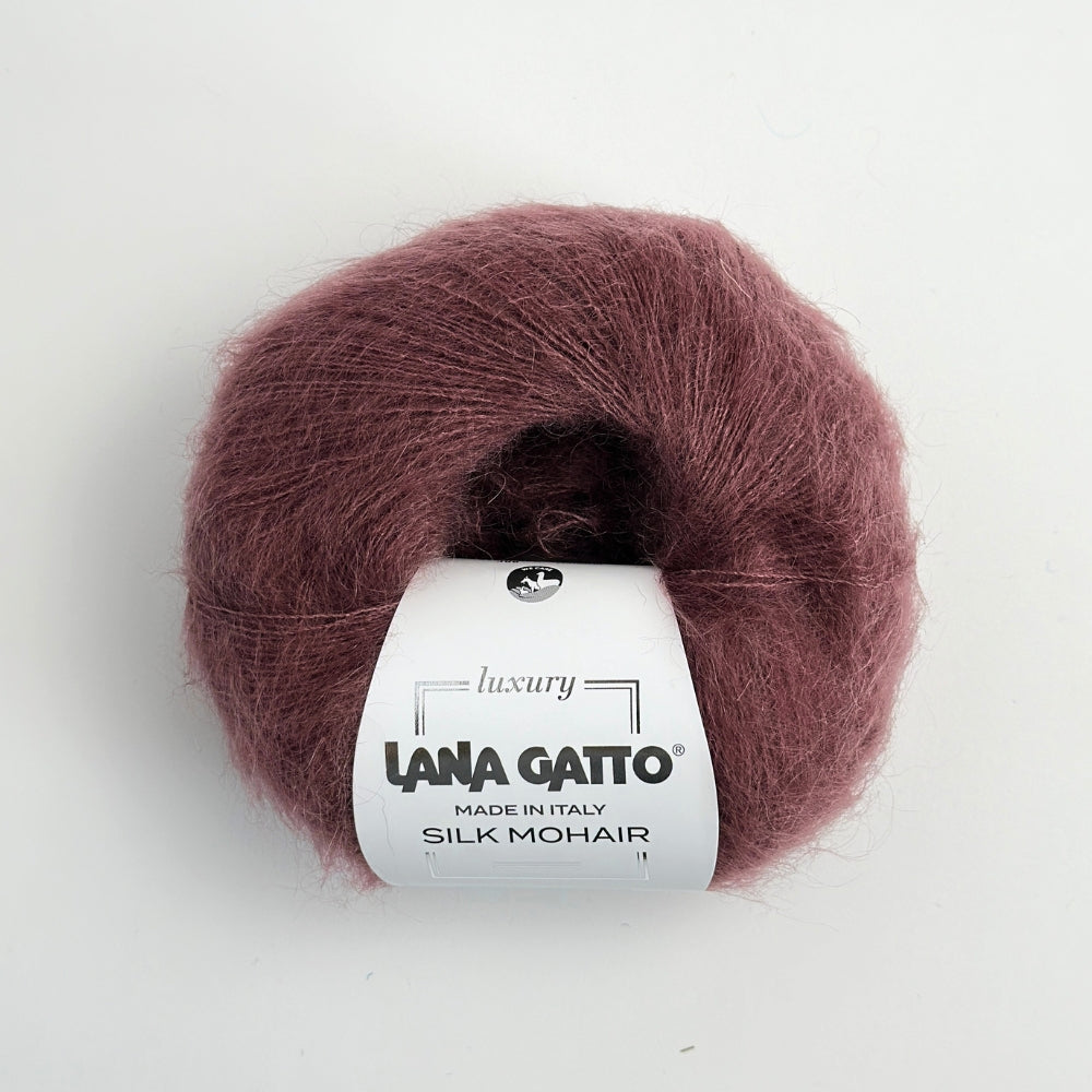 Silk Mohair - Plum - A9594