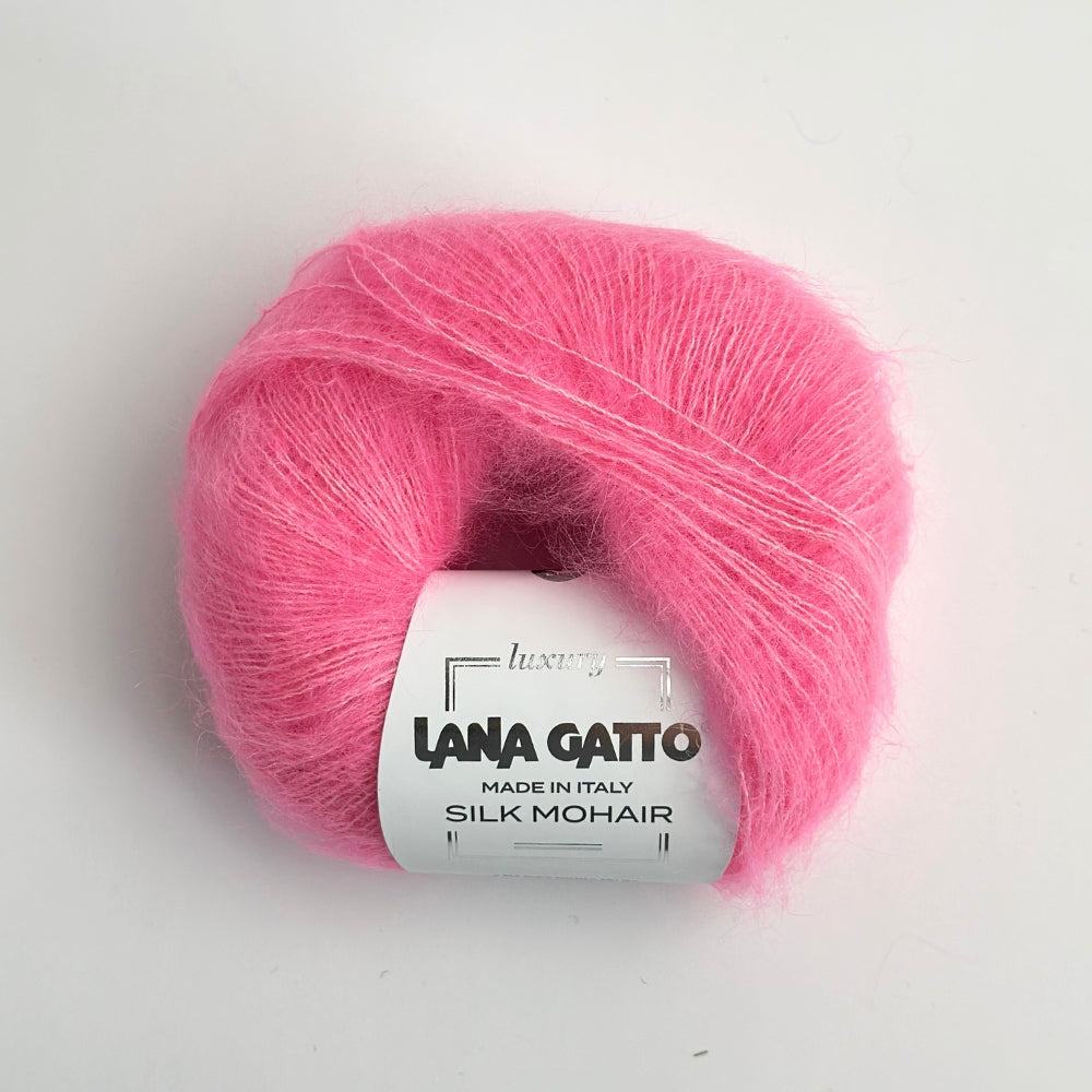 Silk Mohair - Flamingo Pink - A0900