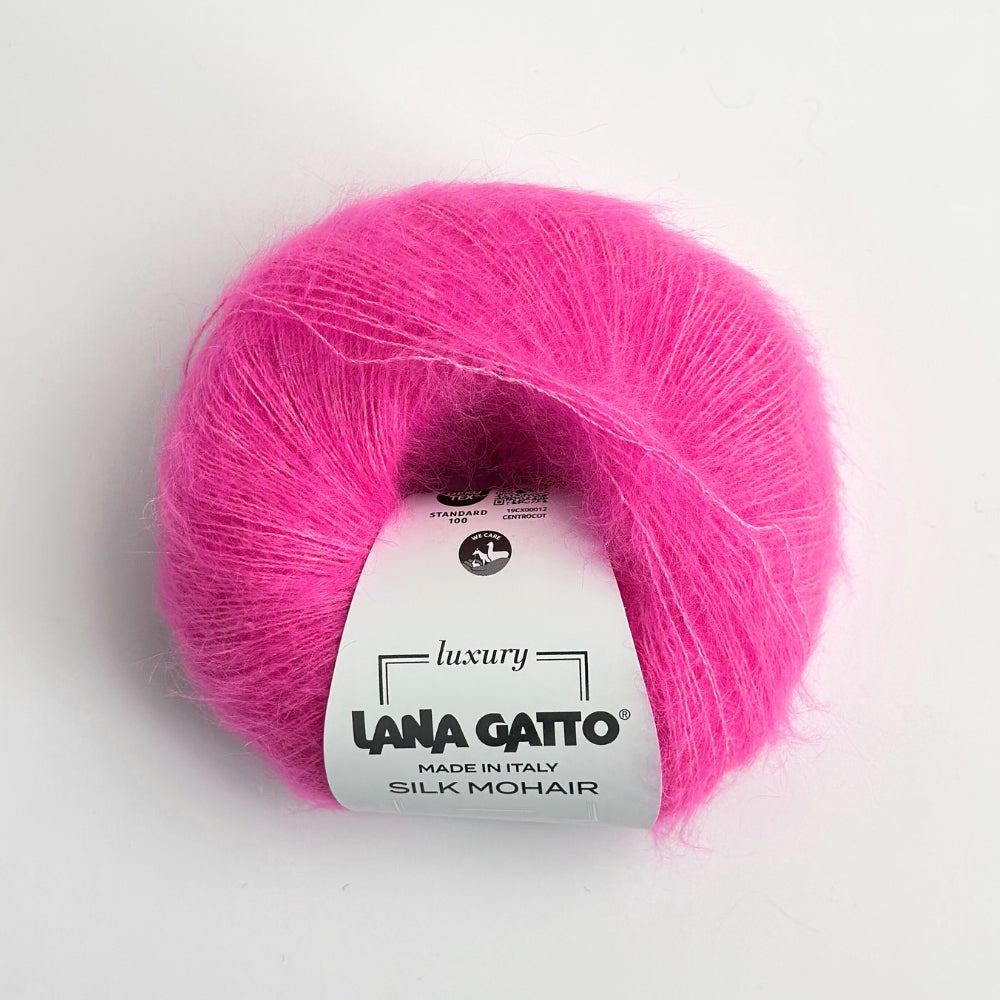 Silk Mohair - Barbie Pink - A3088