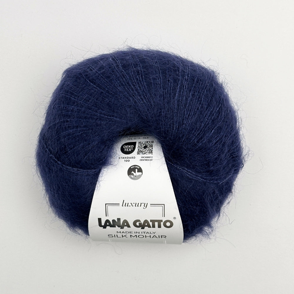 Silk Mohair - Navy - A4928