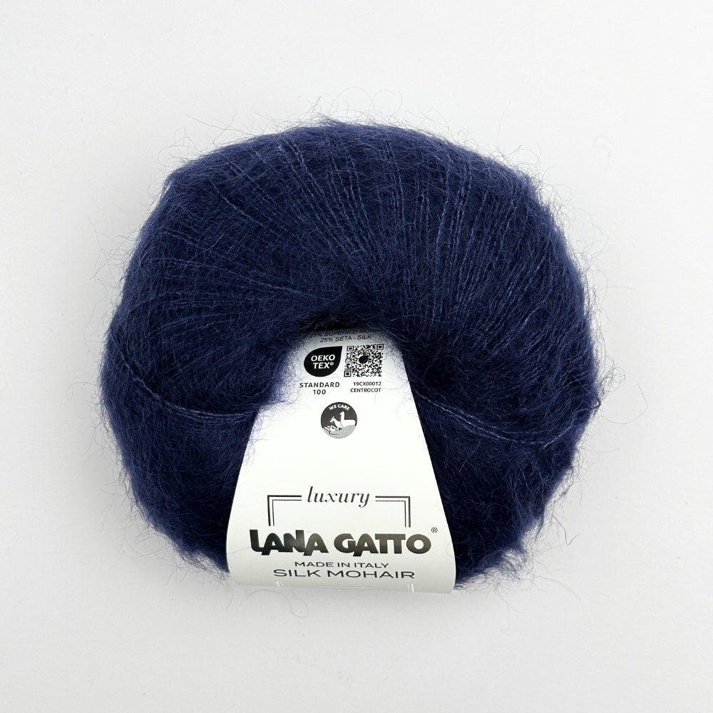 Silk Mohair - Navy - A4928