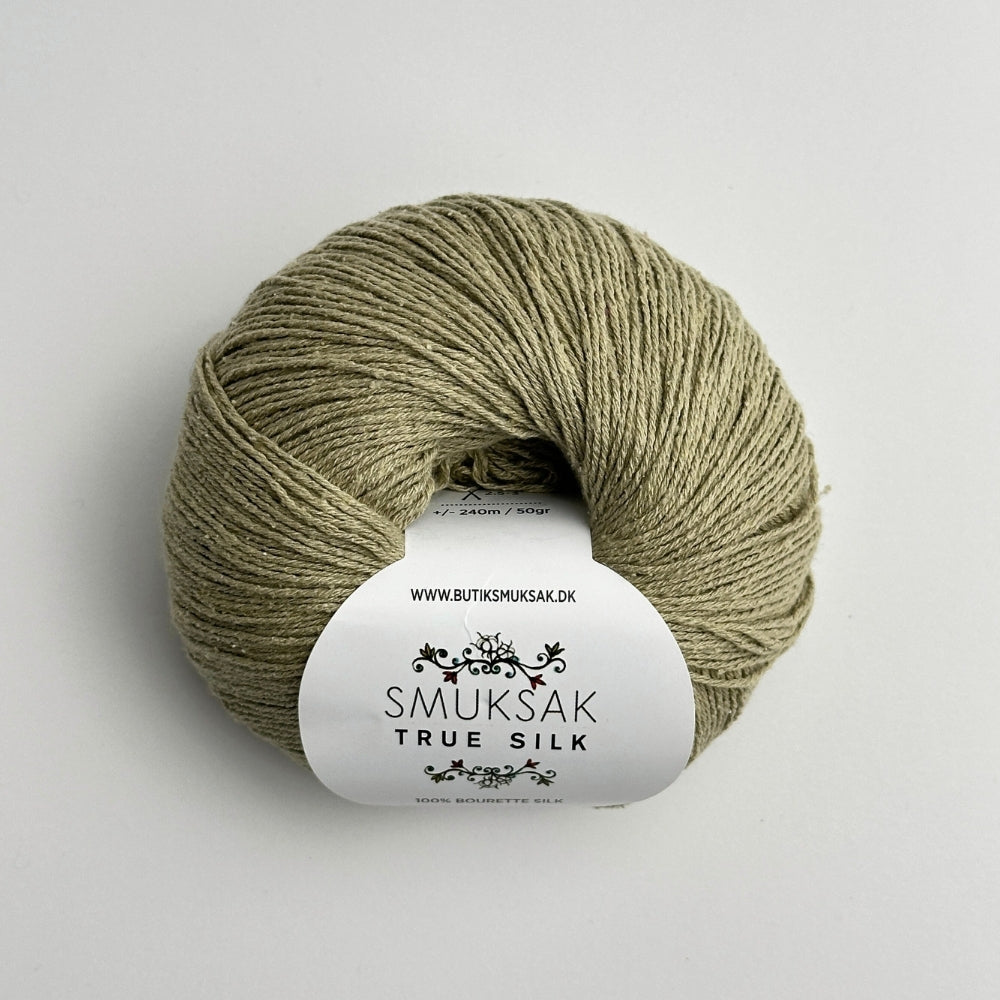 True Silk - 100% Silke - Khaki - SM04