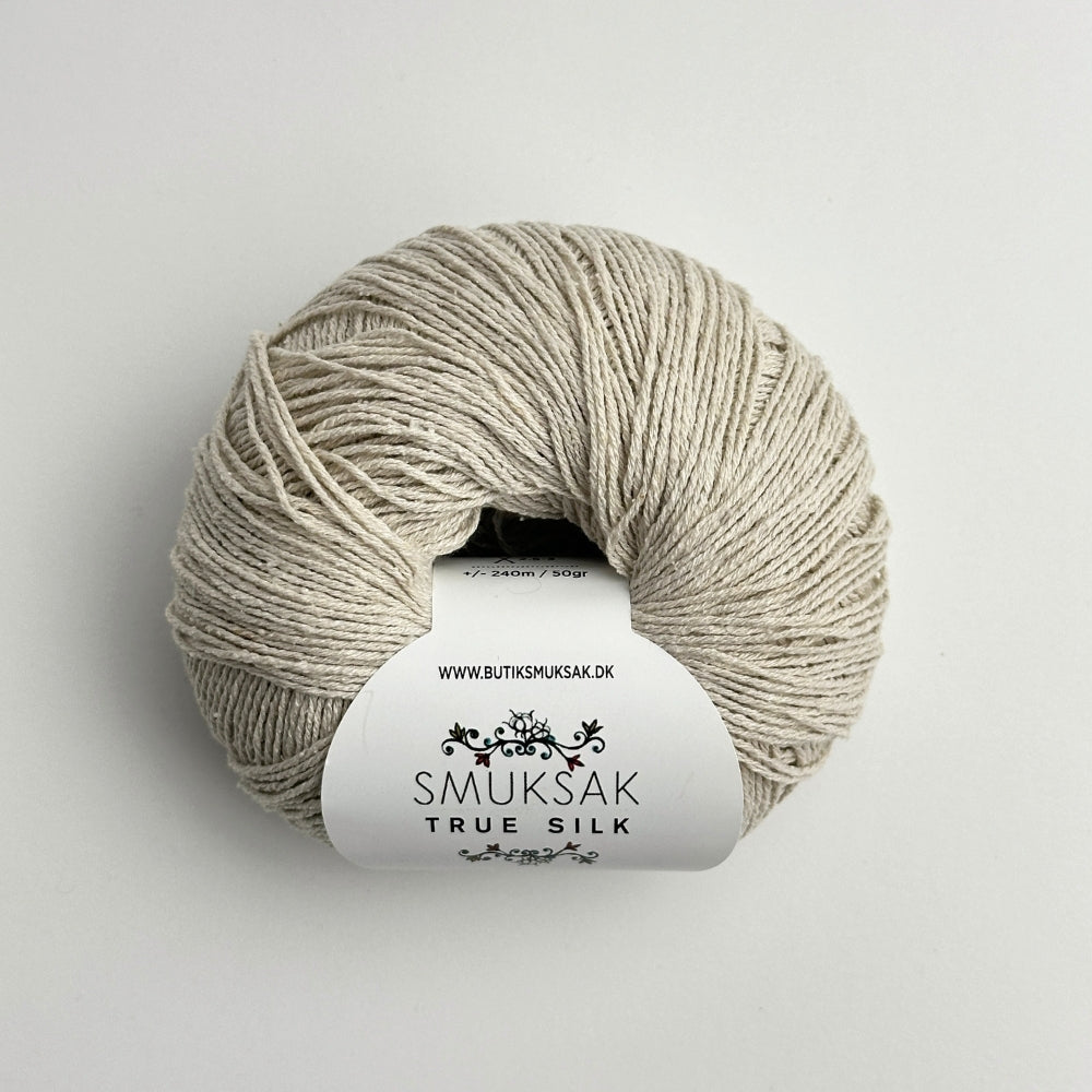 True Silk - 100% Silke - White Sand - SM07