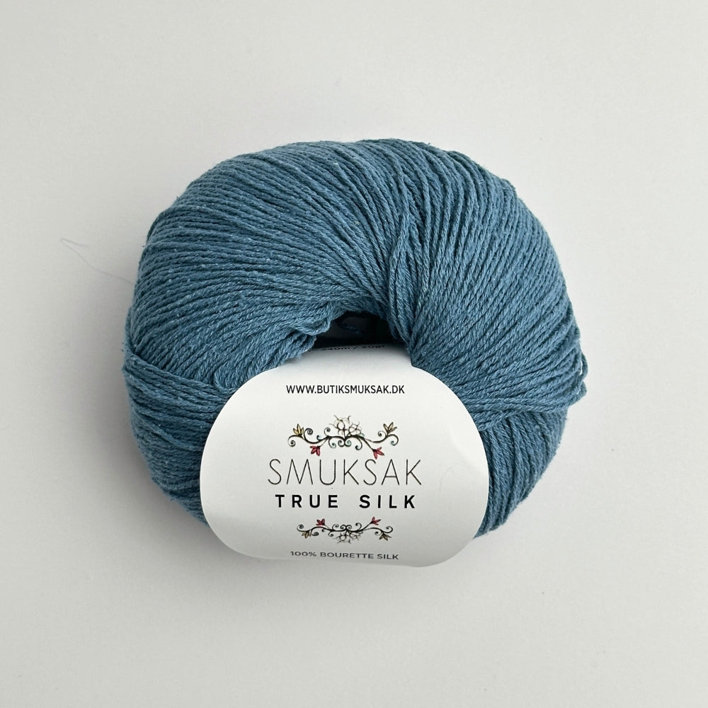 True Silk - 100% Silke - Cabana Blue - SM21