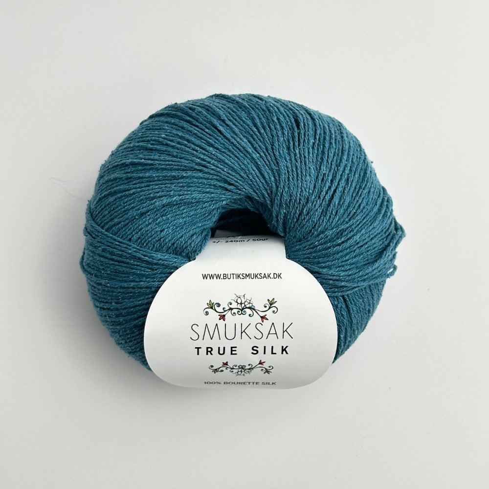 True Silk - 100% Silke - Bondi Blue - SM26