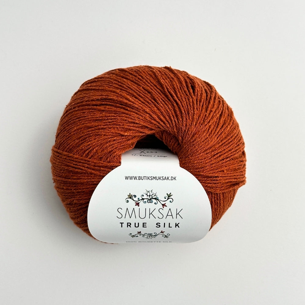True Silk - 100% Silke - Terracotta - SM27