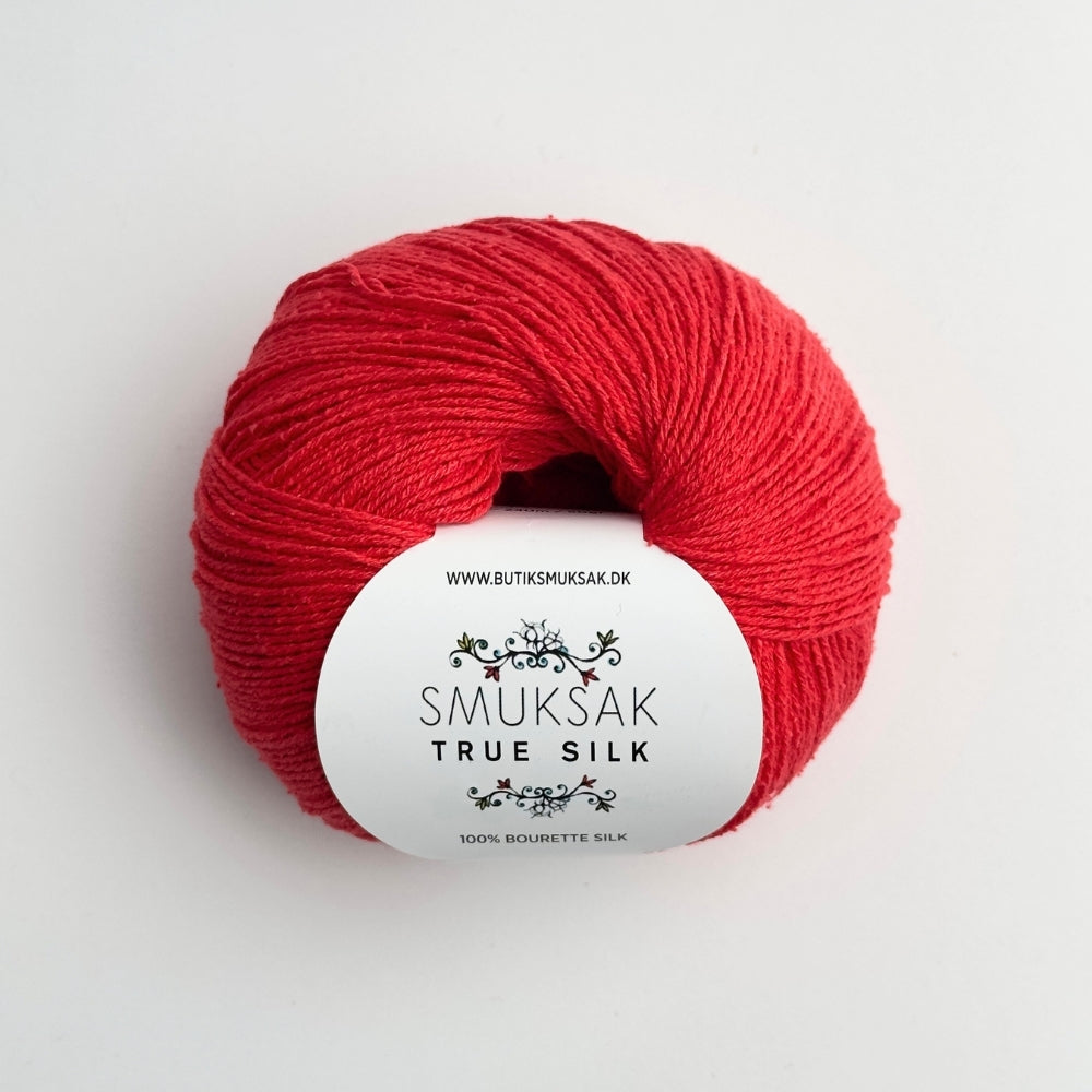 True Silk - 100% Silke - Scarlet Poppy - SM28
