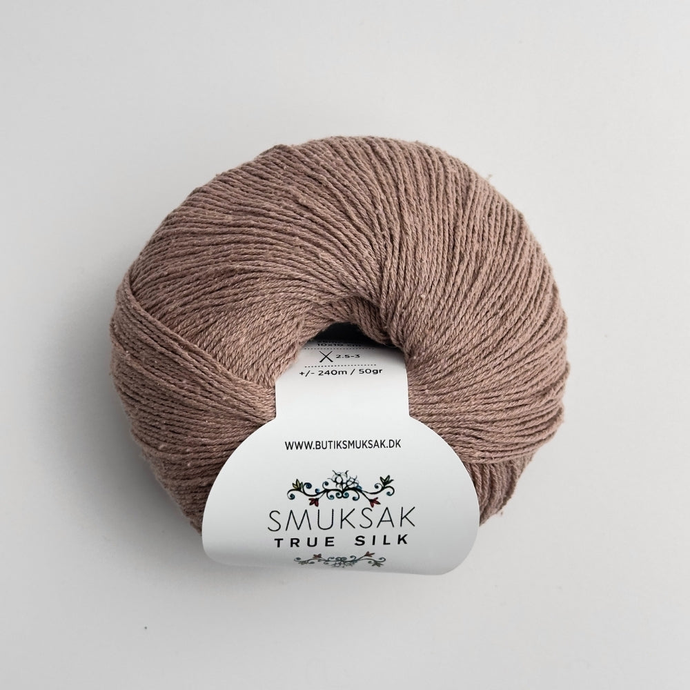 True Silk - 100% Silke - Rosy Grey - SM32