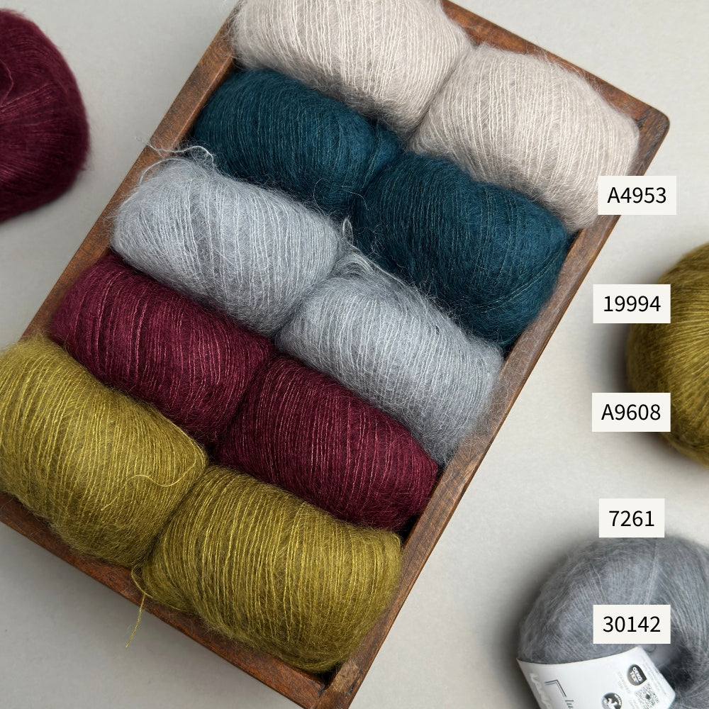 Knitting kit - Sorbet Blouse 'Mini' from Mille Fryd - Silk Mohair