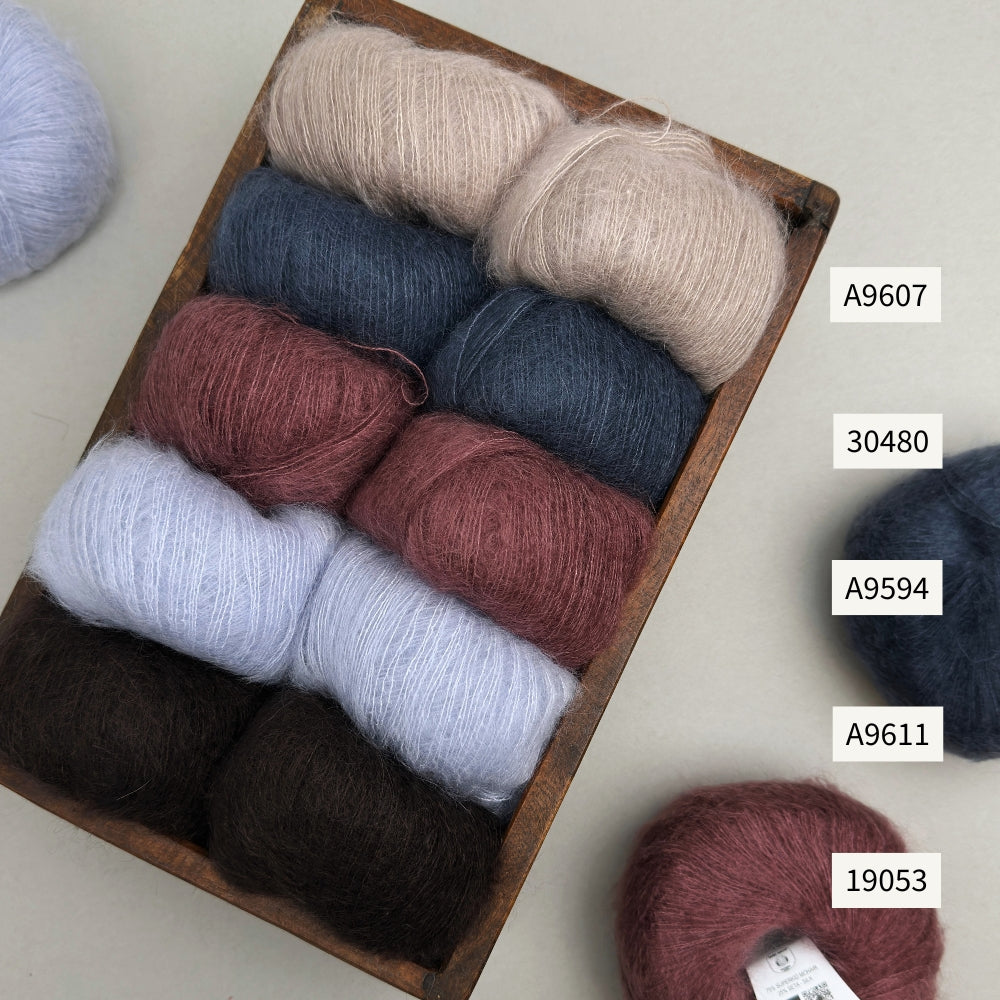 Knitting kit - Sorbet Blouse 'Mini' from Mille Fryd - Silk Mohair