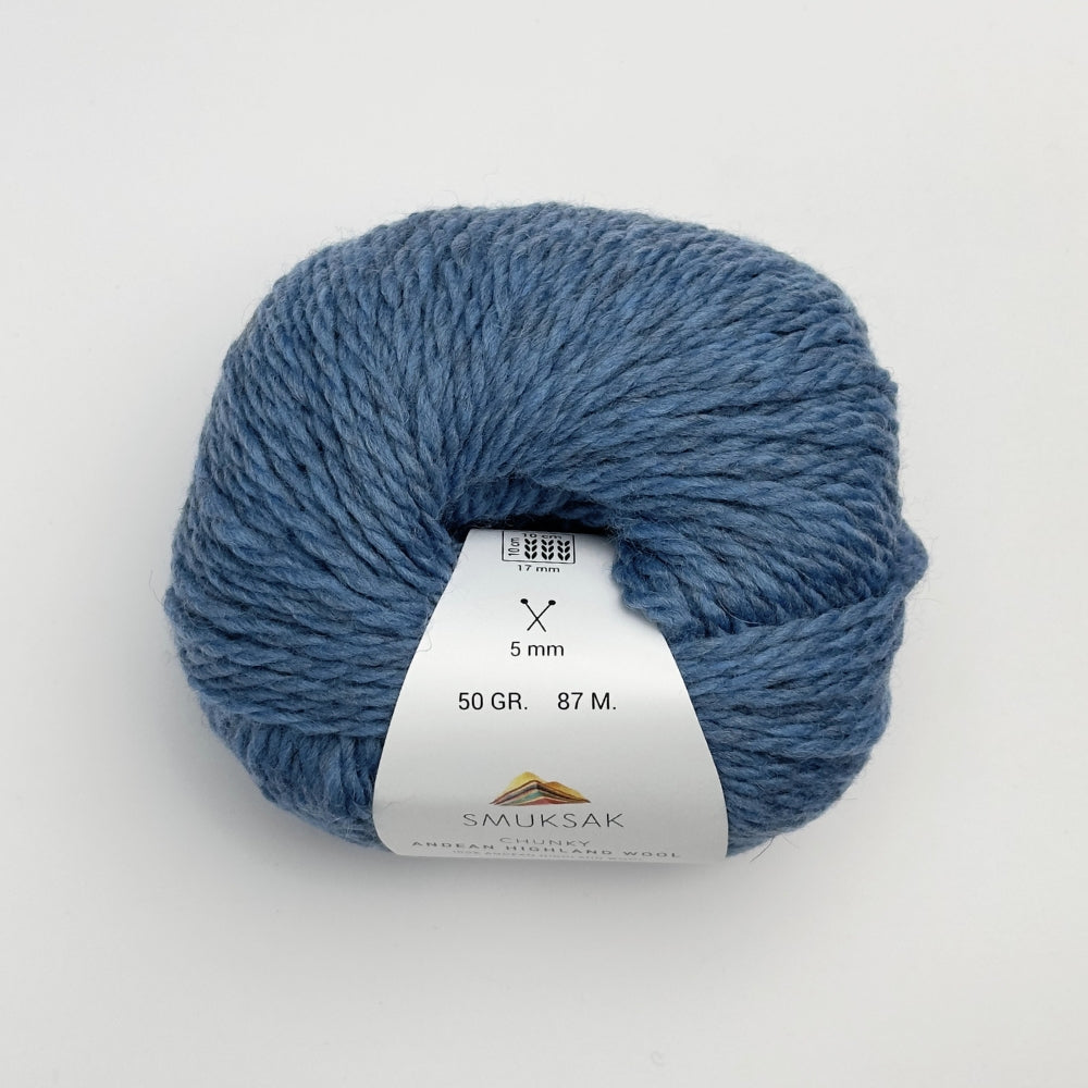 Chunky Andean Highland Wool - Himalayan Blue - UE27