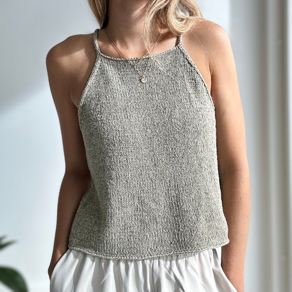 Strikkekit (uden opskrift) - Audrey Top af PetiteKnit (True Silk)