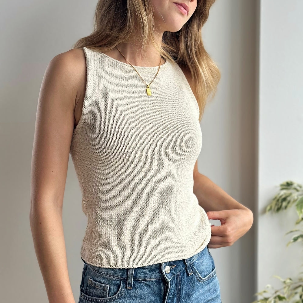 Garnkit - Bea Top af PetiteKnit (True Silk)