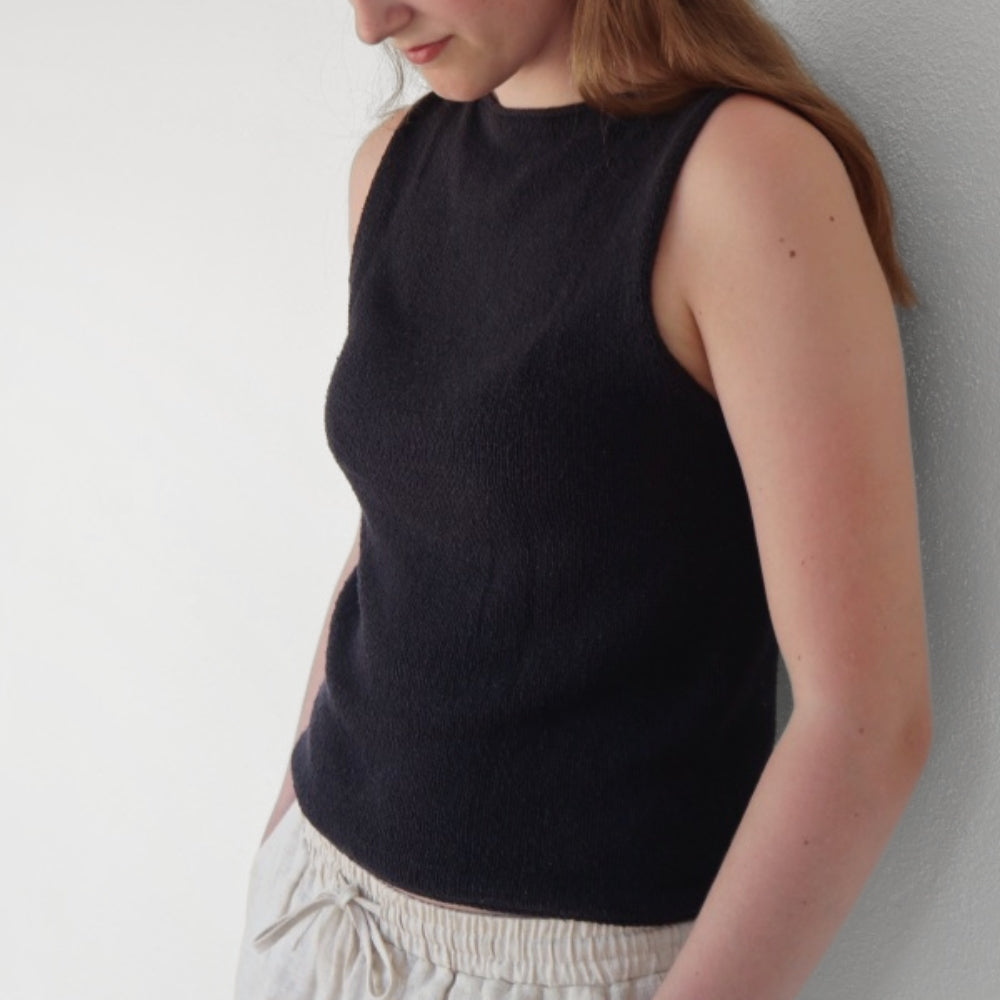 Black Night Top - Knitamore
