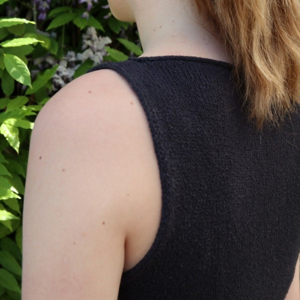 Black Night Top - Knitamore