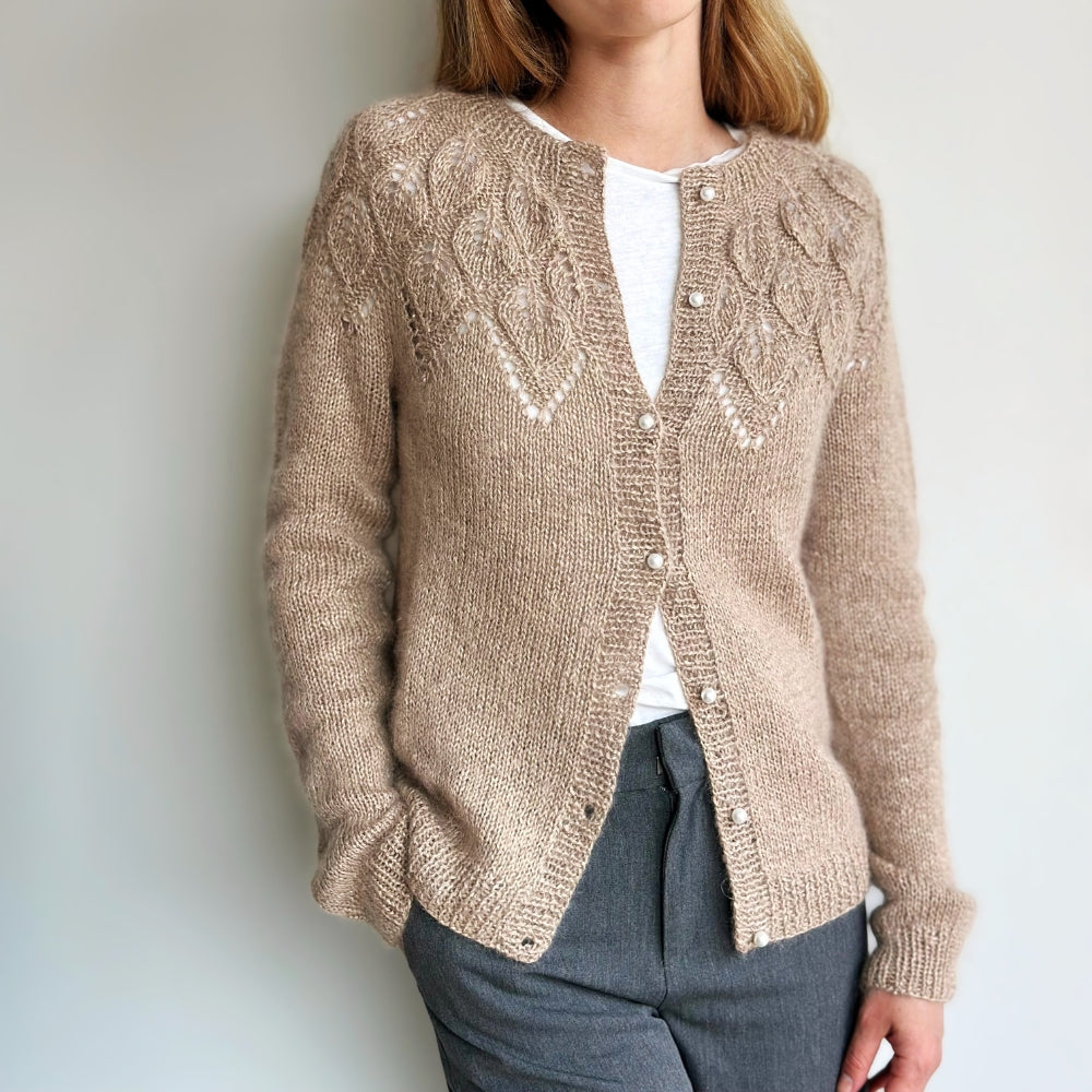 Strikkekit (uden opskrift) - Ella Cardigan af Le Knit (Porto Rico + Silk Mohair)