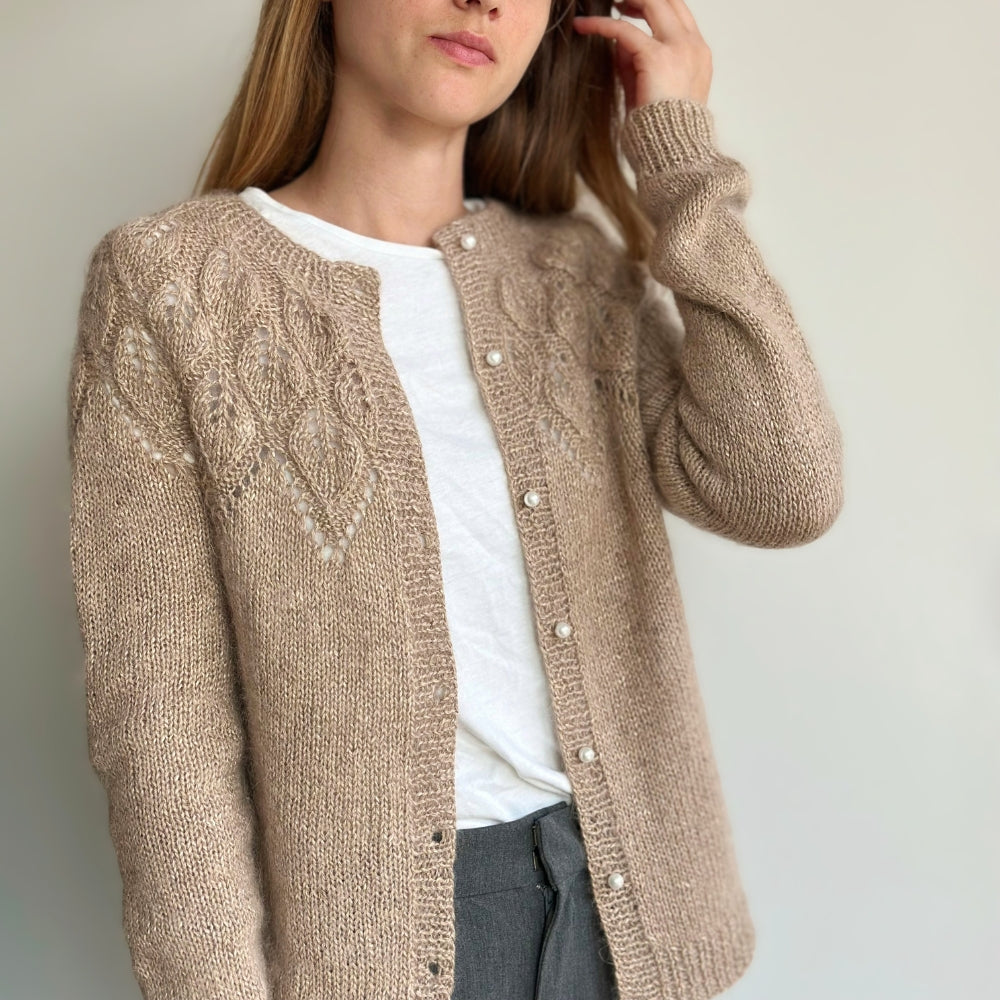 Strikkekit (uden opskrift) - Ella Cardigan af Le Knit (Porto Rico + Silk Mohair)
