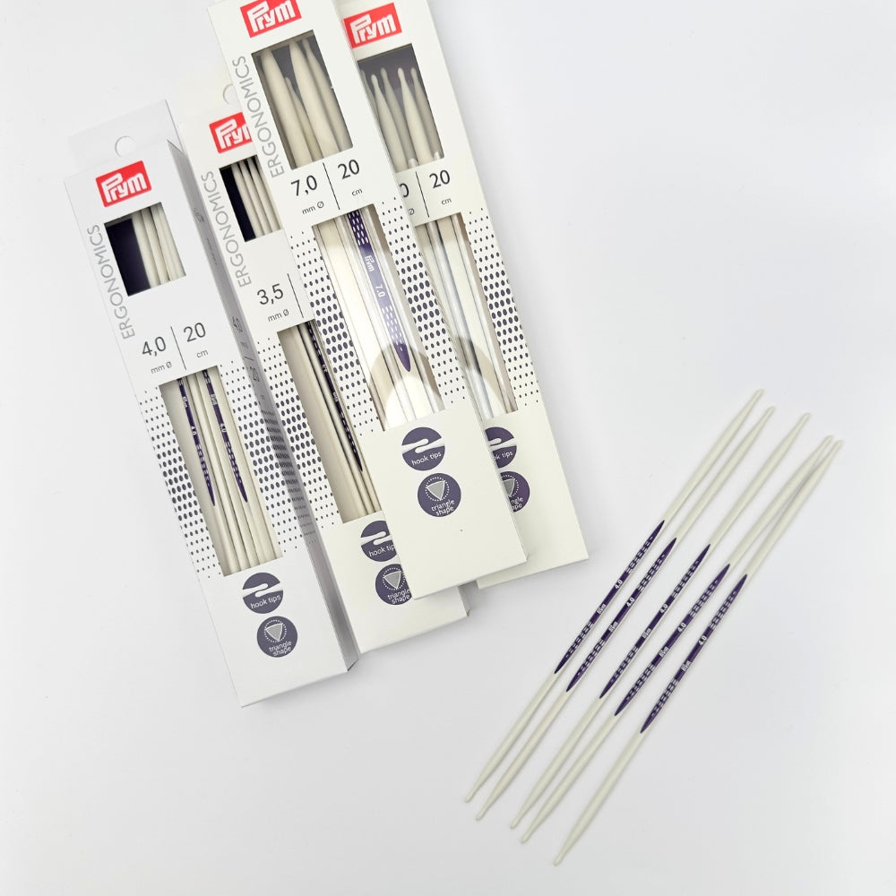 PRYM Ergonomics - Ergonomiske Strømpepinde - 20 cm