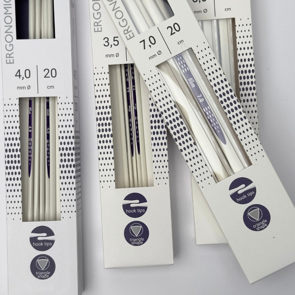 PRYM Ergonomics - Ergonomiske Strømpepinde - 20 cm