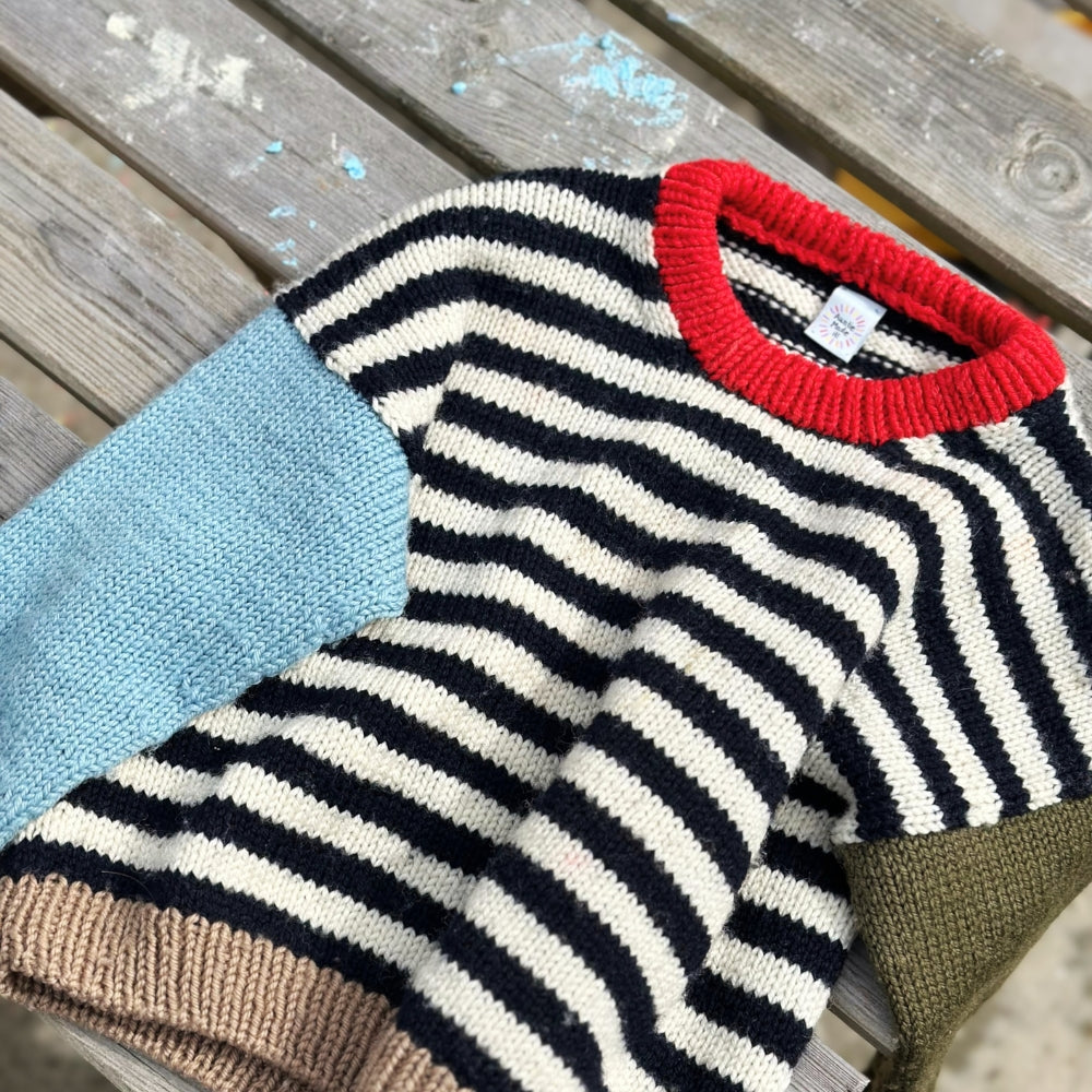 Strikkekit (uden opskrift) - Holger Sweater af PetiteKnit (Misina)