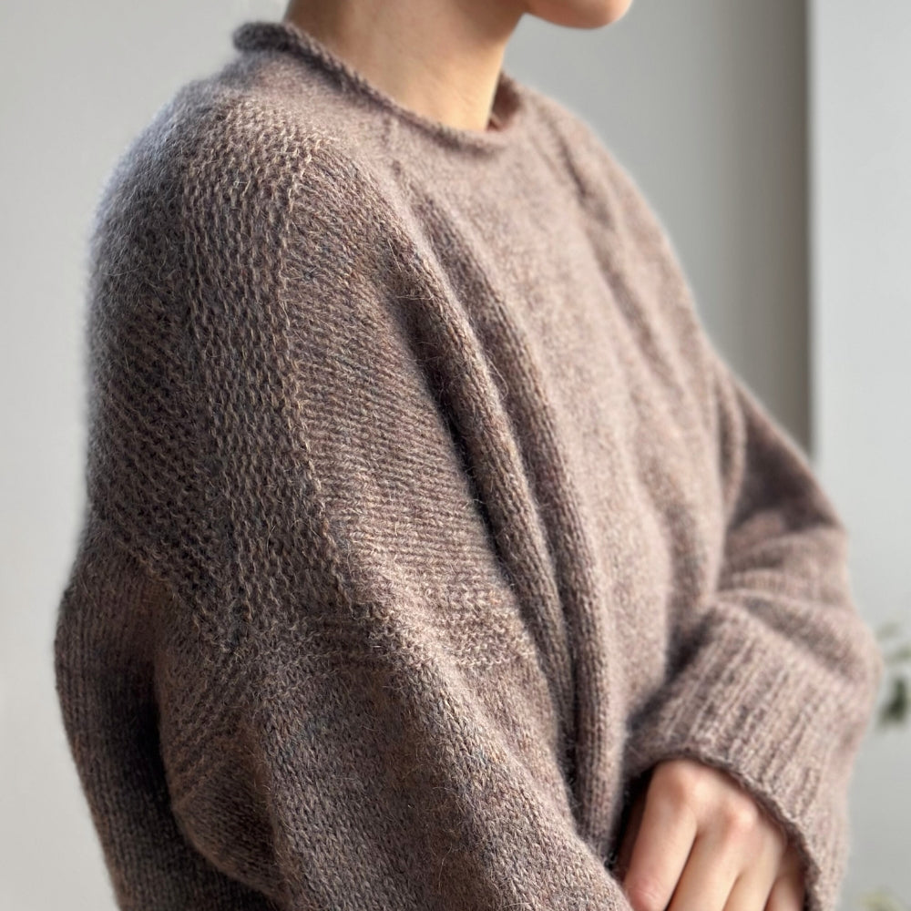 Knitting kit - Hove Sweater by Mette Sandgaard Kühl (Shetland Wool + Silk Mohair)