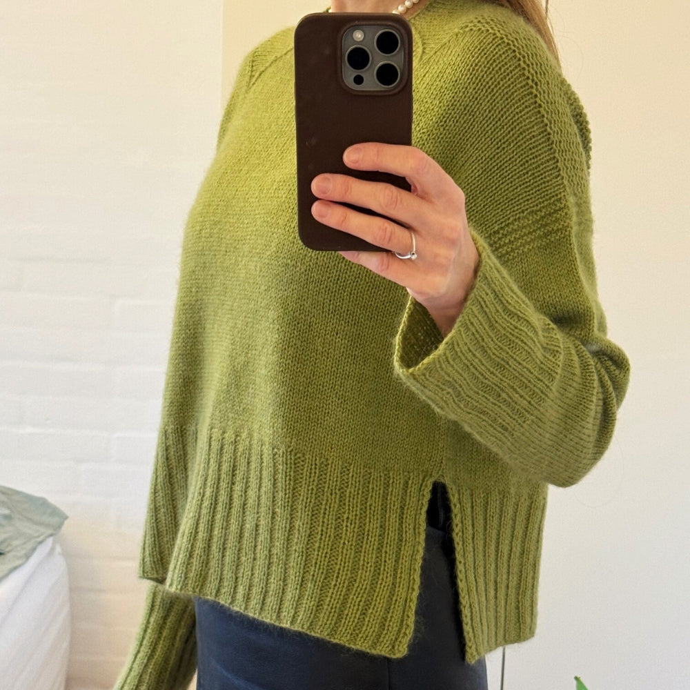 Knitting kit - Hove Sweater by Mette Sandgaard Kühl (VIP + Silk Mohair)