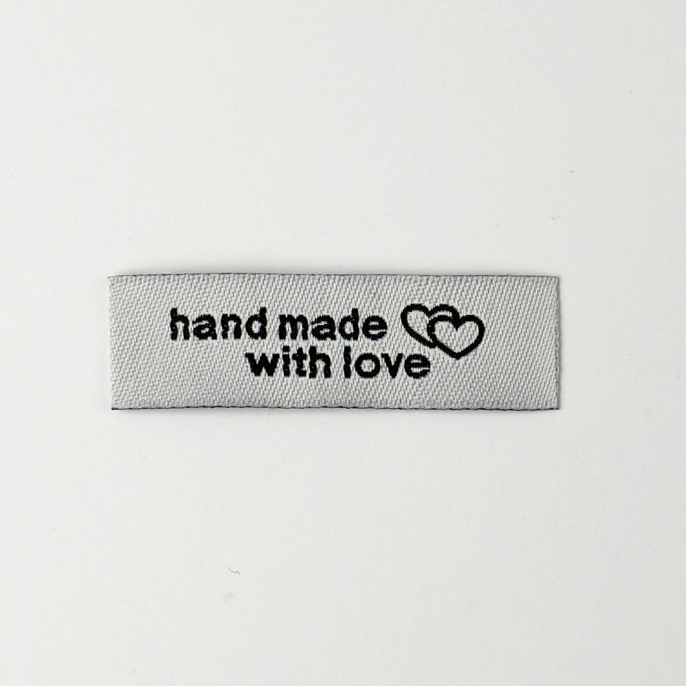 Label - Hand made with love (vælg farve)