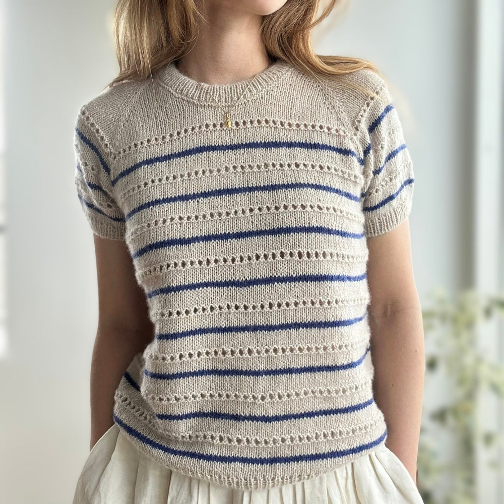 Strikkekit (uden opskrift) - Ida Tee af PetiteKnit (Eco Soft Cashmere)