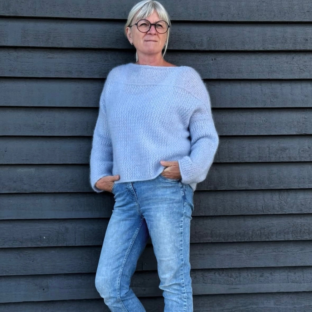 Strikkekit - Karen Bluse - Mette Sandgaard Kühl (Silk Mohair)