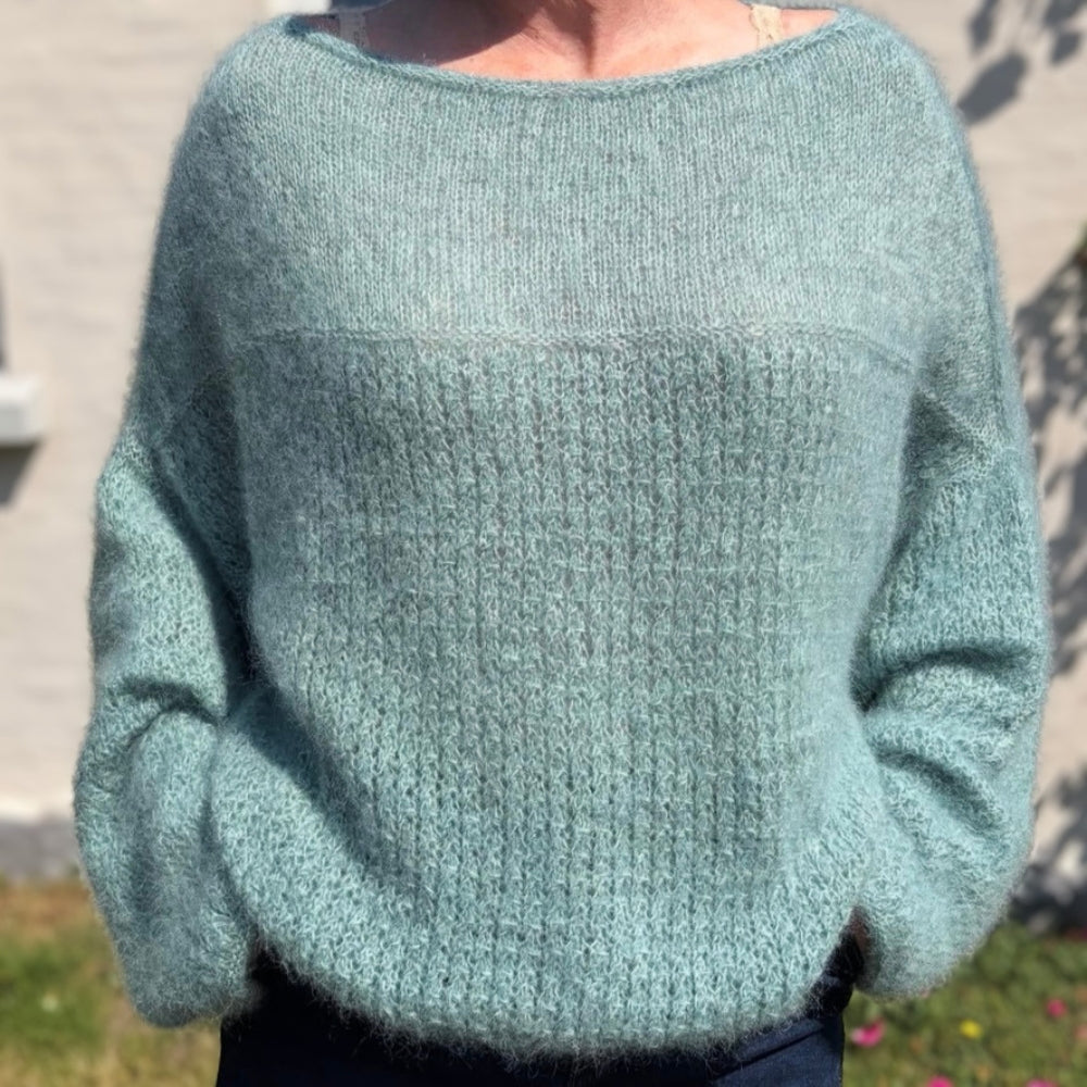 Strikkekit - Karen Bluse - Mette Sandgaard Kühl (Silk Mohair)