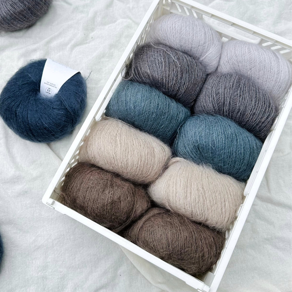 Strikkekit - Sorbet Bluse (Kort) - Silk Mohair