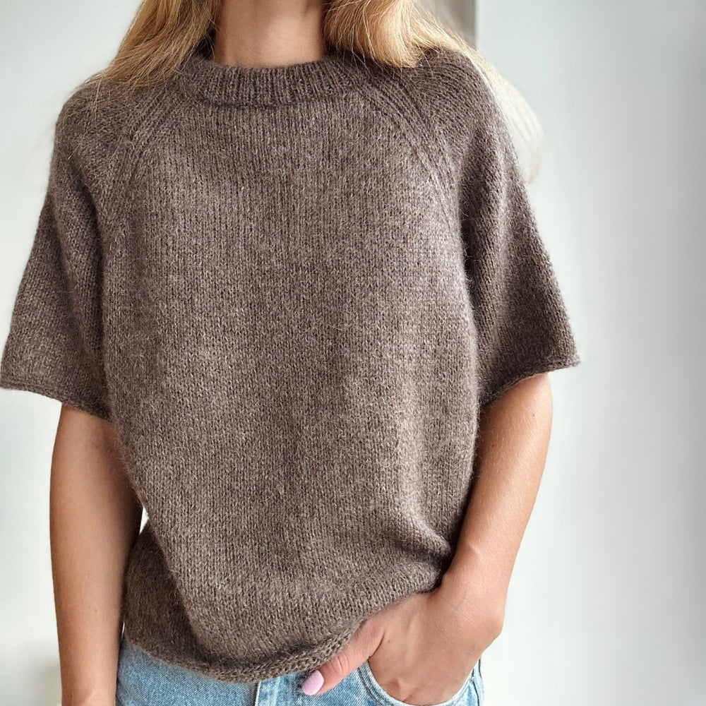 Strikkekit (uden opskrift) - Lane_Loop_Top af Other Loops (True Silk + Silk Mohair)