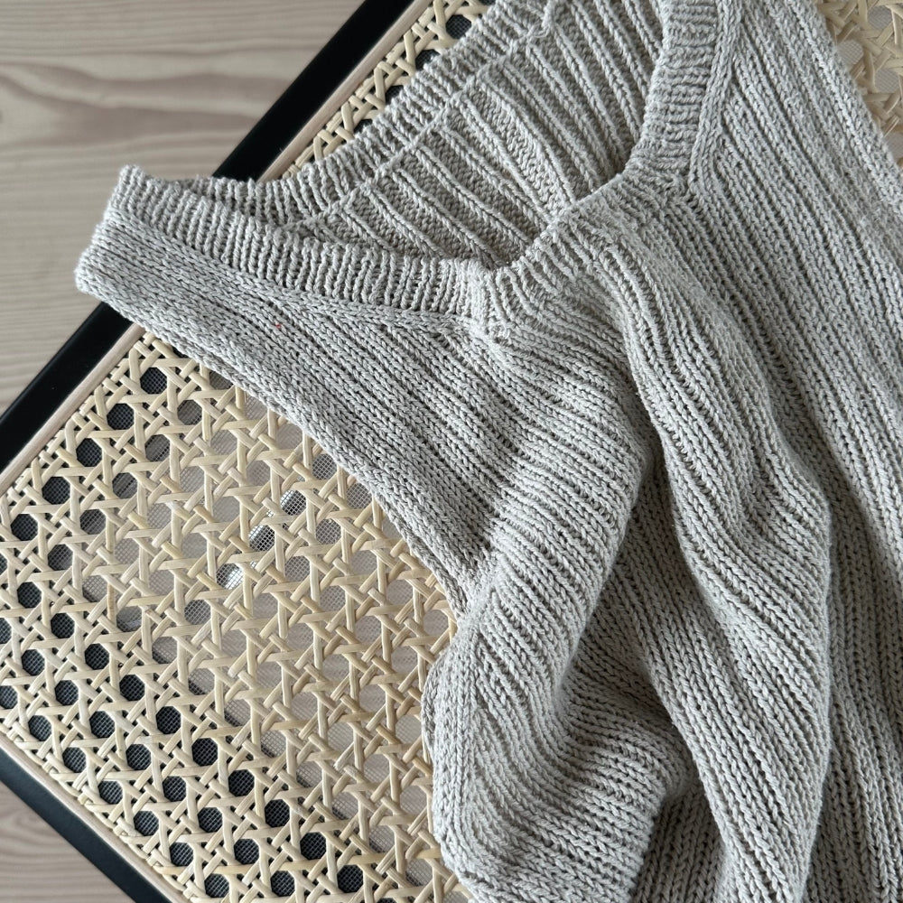 Strikkekit (uden opskrift) - Lined_Loop_Top af Other Loops (True Silk)