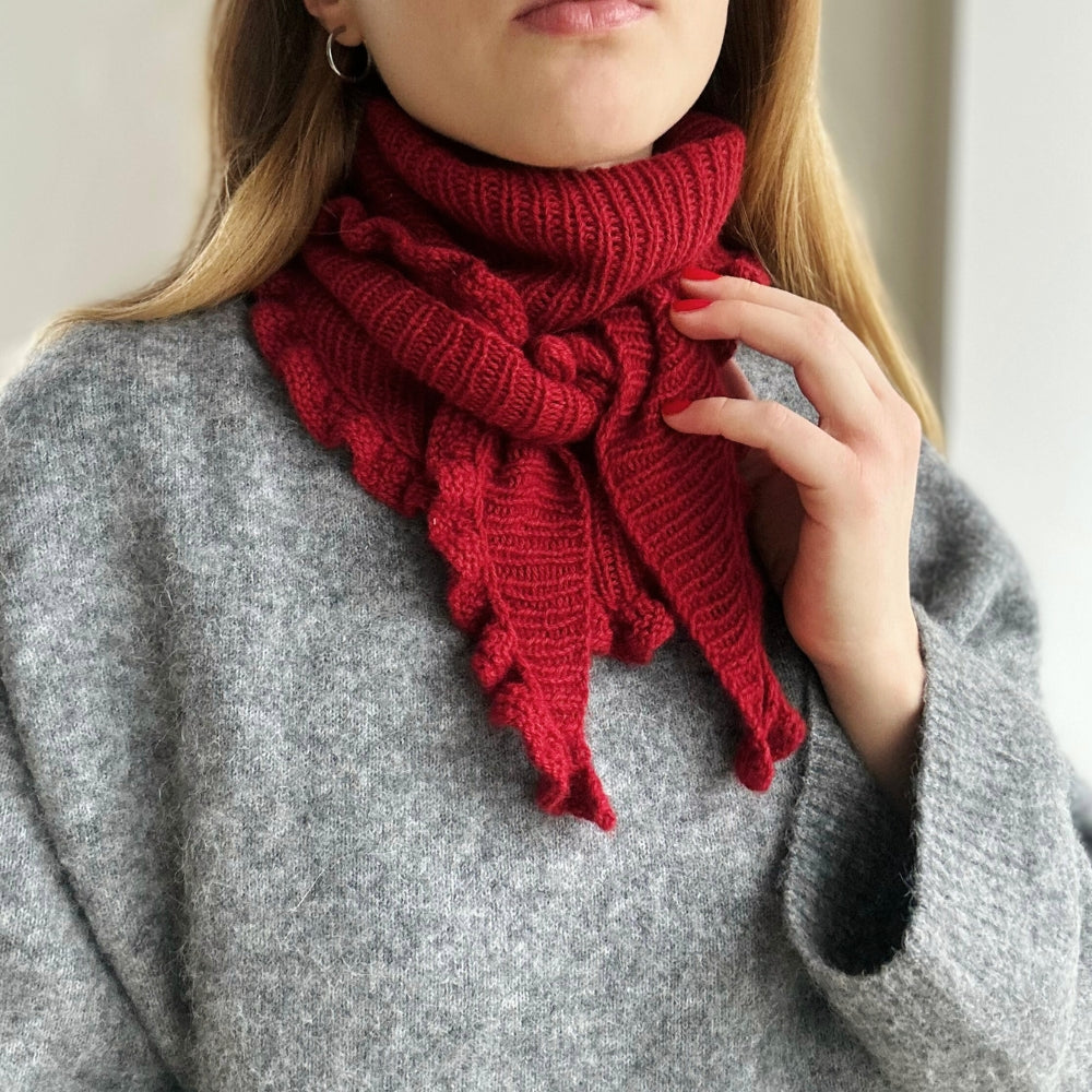 Lulu Scarf / Lulu Shawl - Digital Opskrift