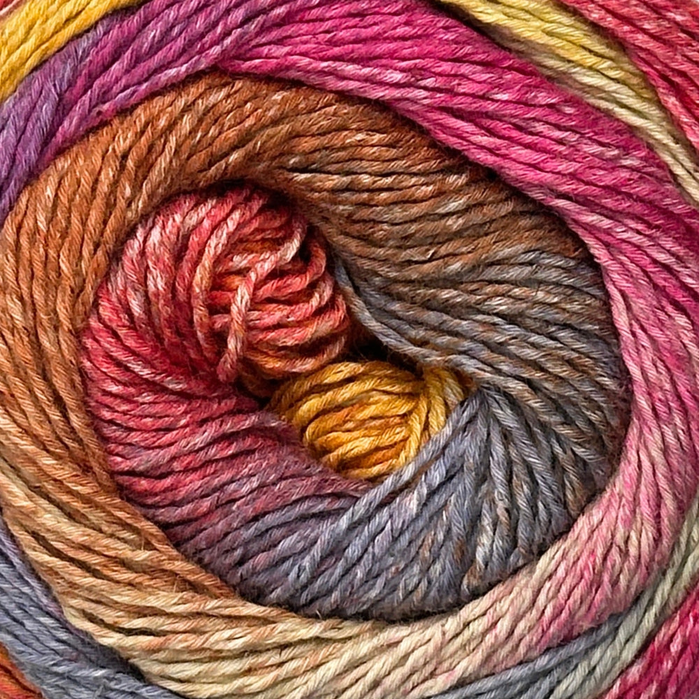 Mango - Bomuld/Hør/Viskose - Sunset Ember - 31261