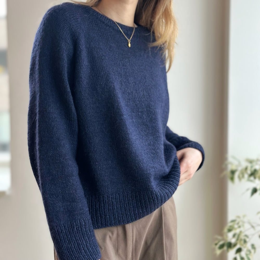 Strikkekit (uden opskrift) - Monday Sweater af PetiteKnit (VIP + Silk Mohair)