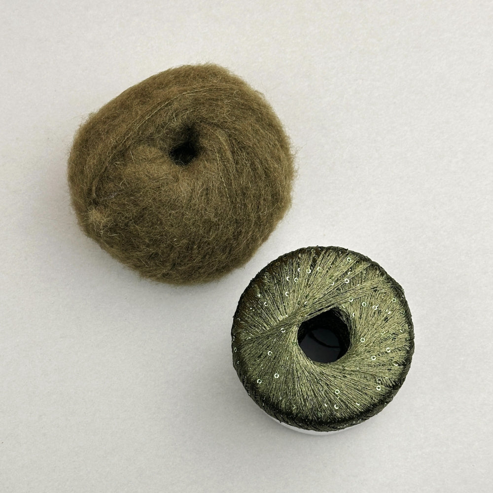 Paillettes Scarf - Strikkekit (Kimsa og Paillettes)