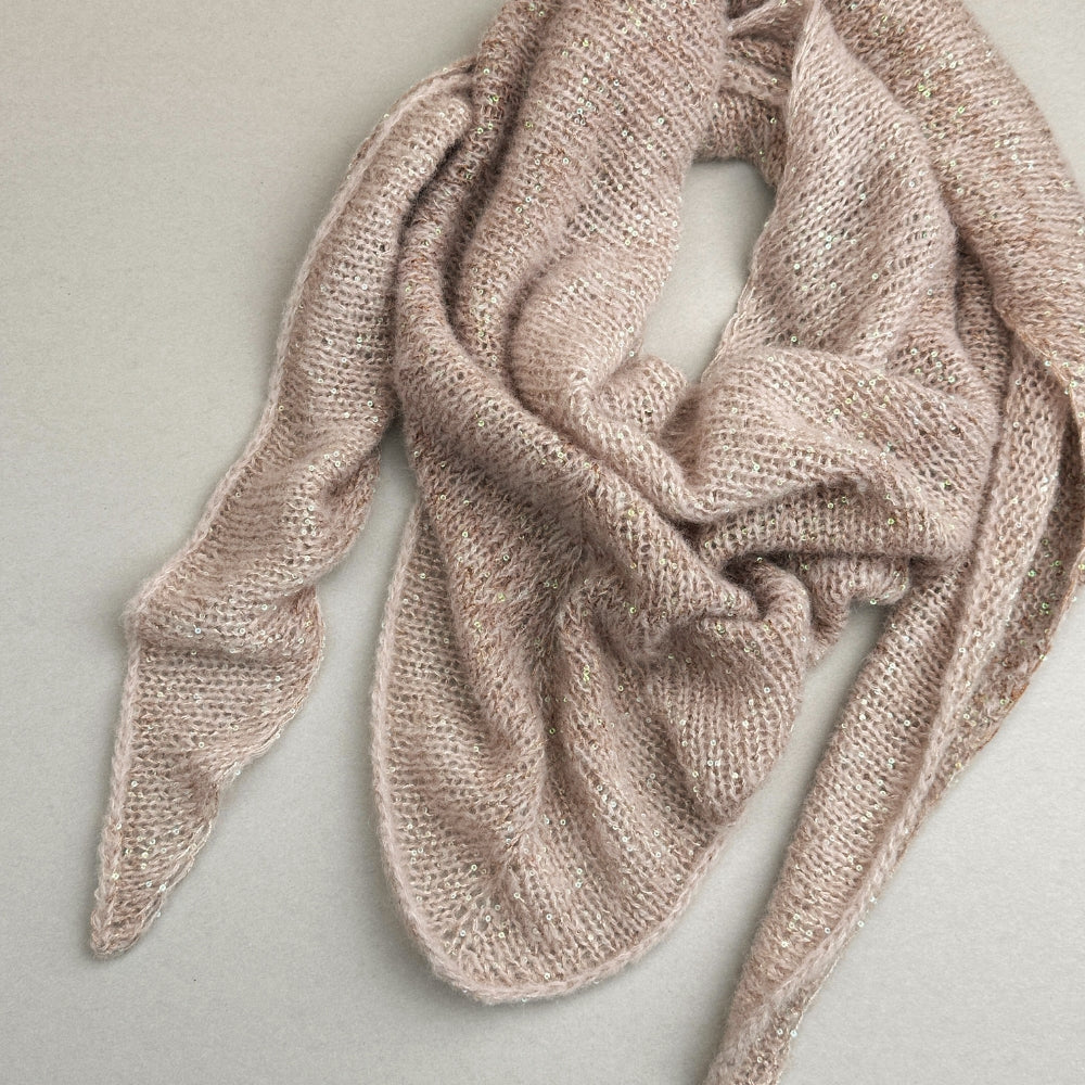 Paillettes Scarf - Strikkekit (Kimsa og Paillettes)