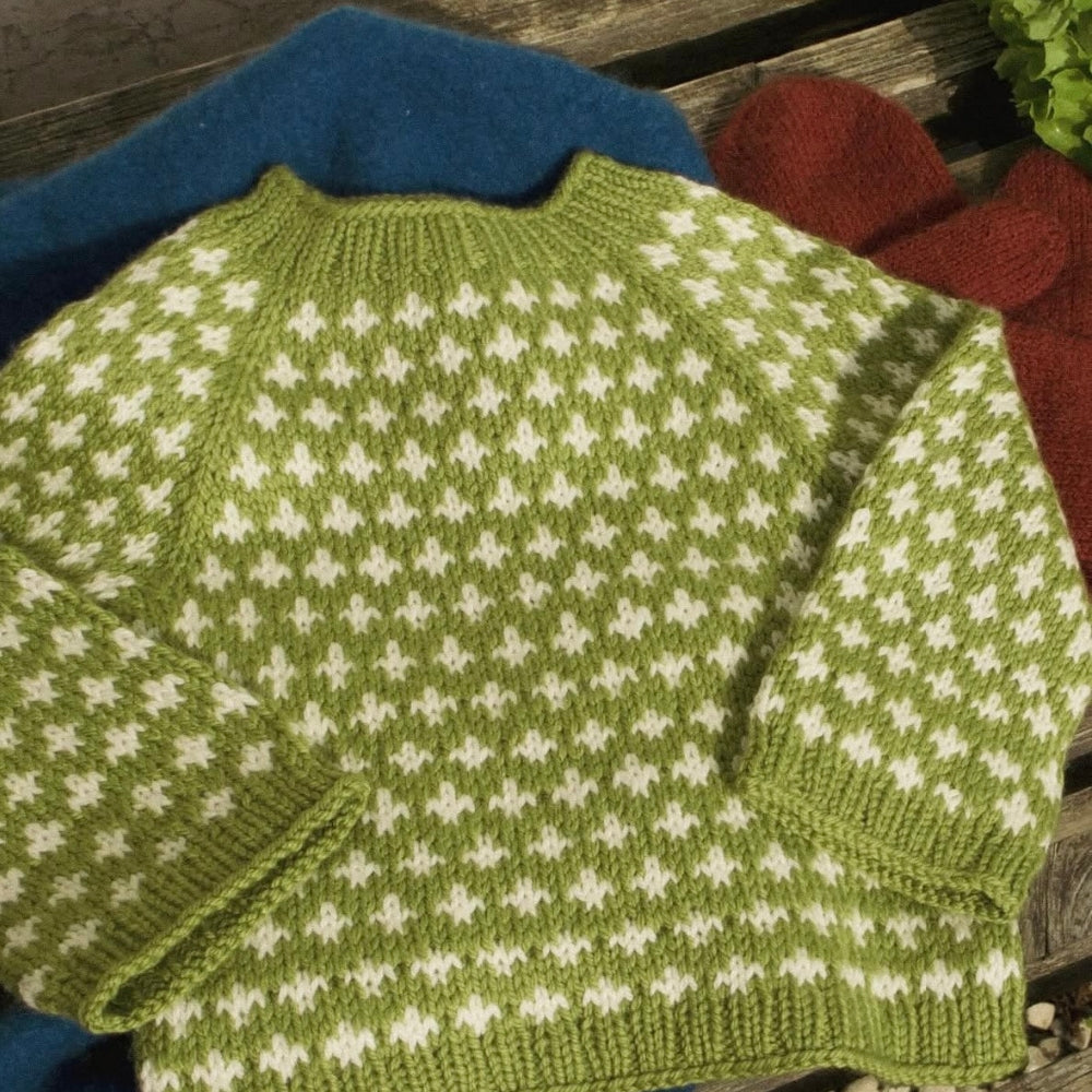 Knitting kit (without pattern) - Piú for children - Karoline Barfod