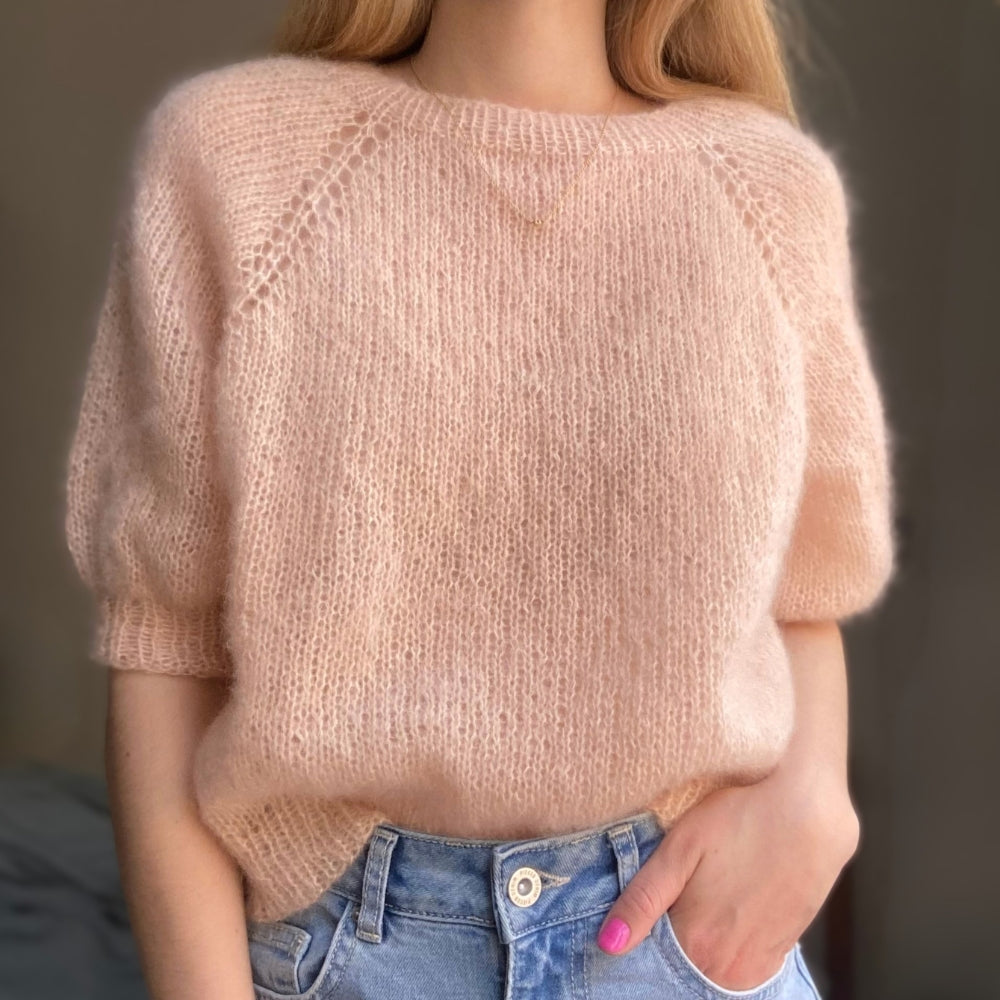 Strikkekit (uden opskrift) - Puff af Le Knit (Silk Mohair)