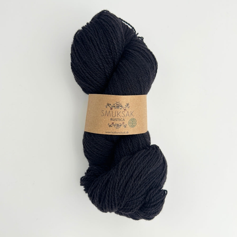 Rustica - Økologisk uld - Very Black - 91191