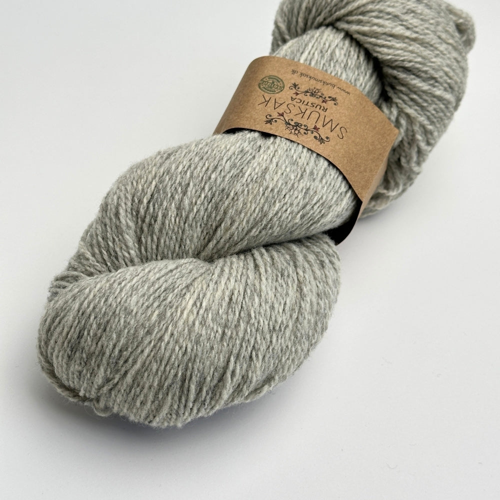 Rustica - Økologisk uld - Pearl Grey Melange - BSR05