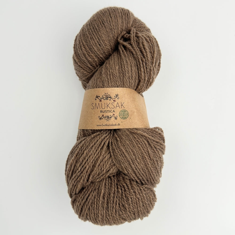 Rustica - Økologisk uld - Mocha Mousse - E034