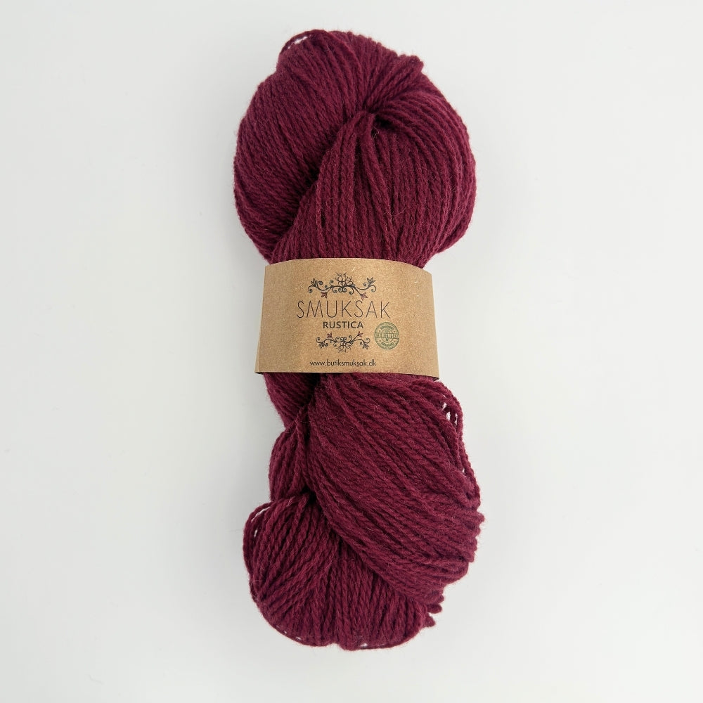 Rustica - Økologisk uld - Merlot - S095