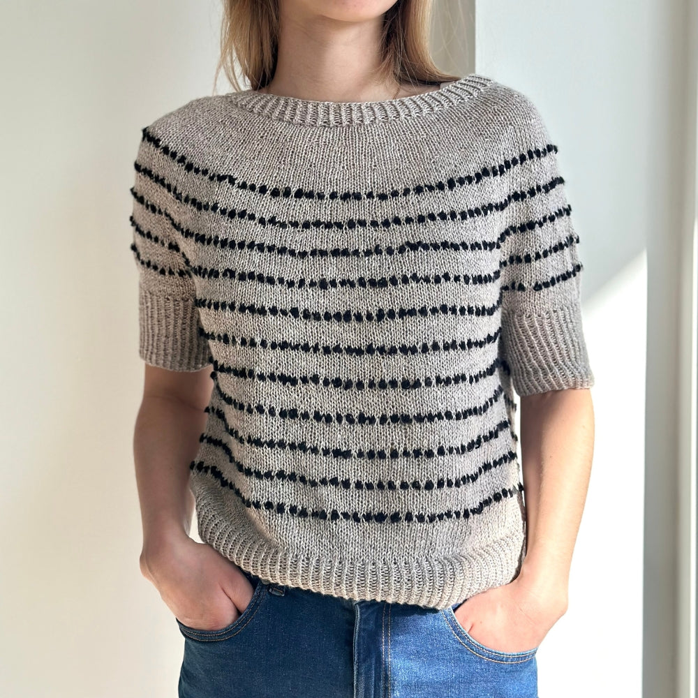 Strikkekit (uden opskrift) - Sailors Tee af Hanne Rimmen (Porto Rico)