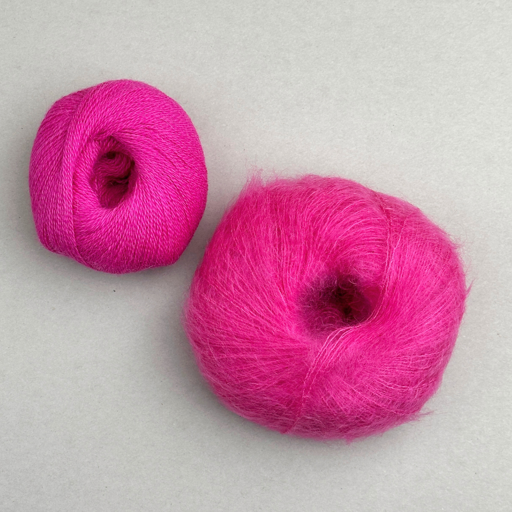 Smuksak Scarf - Strikkekit (Silk Mohair + Baby Alpaca)