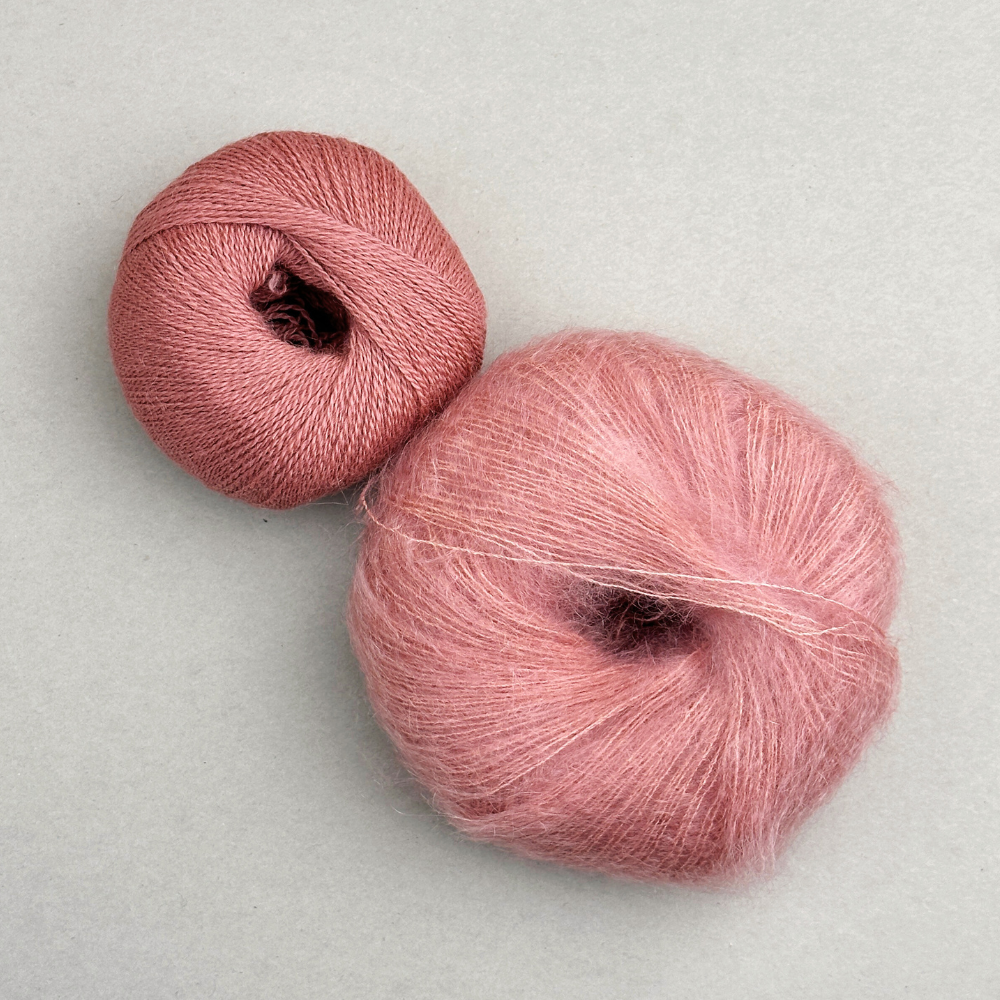 Smuksak Scarf - Strikkekit (Silk Mohair + Baby Alpaca)