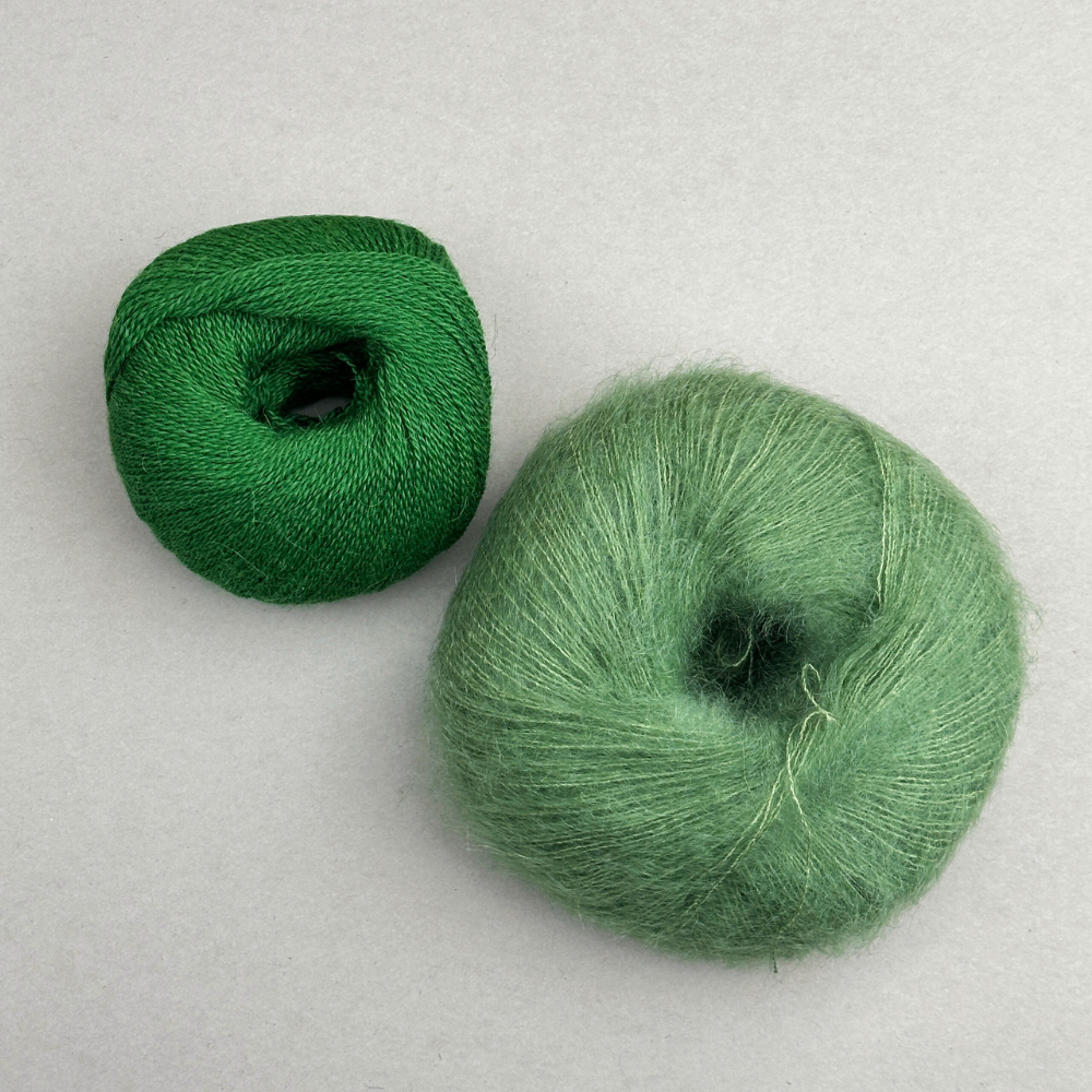 Smuksak Scarf - Strikkekit (Silk Mohair + Baby Alpaca)