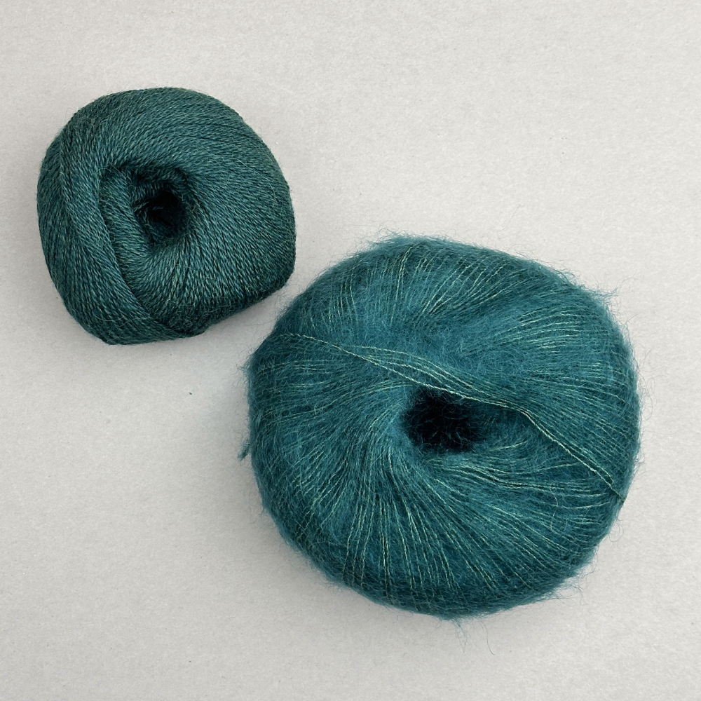 Smuksak Scarf - Strikkekit (Silk Mohair + Baby Alpaca)