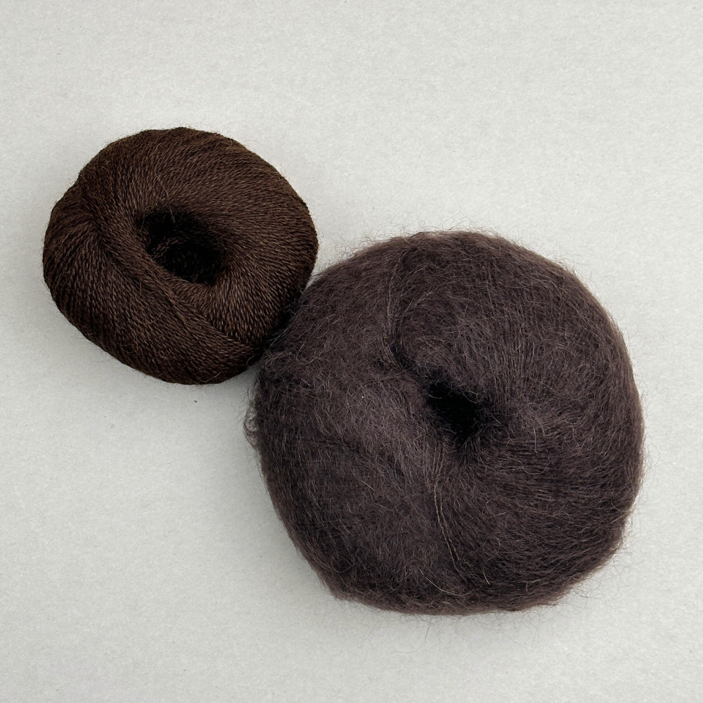 Smuksak Scarf - Strikkekit (Silk Mohair + Baby Alpaca)